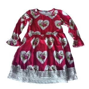 Adorable sweetness valentine heart dress